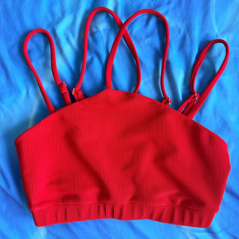 ONE OF A KIND DEADSTOCK Beach Riot Ribbed Strwtch Sports Bra Bralette XS/S